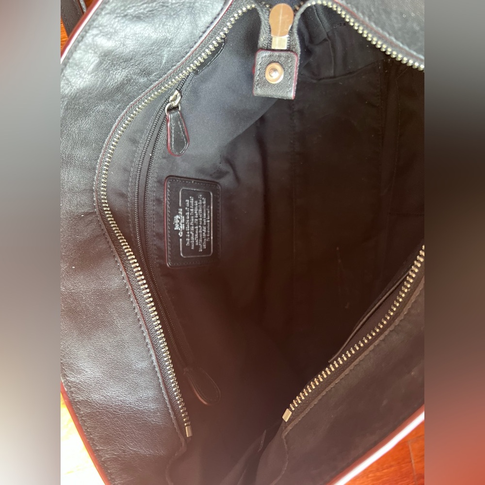 Coach Black and Gray Signature Tote - Picture 6 of 6